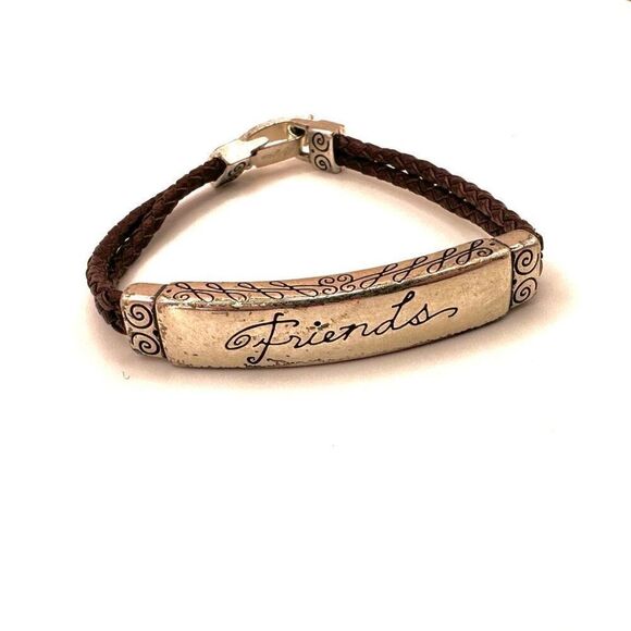 Brighton friends ID bracelet on cord - Picture 6 of 7